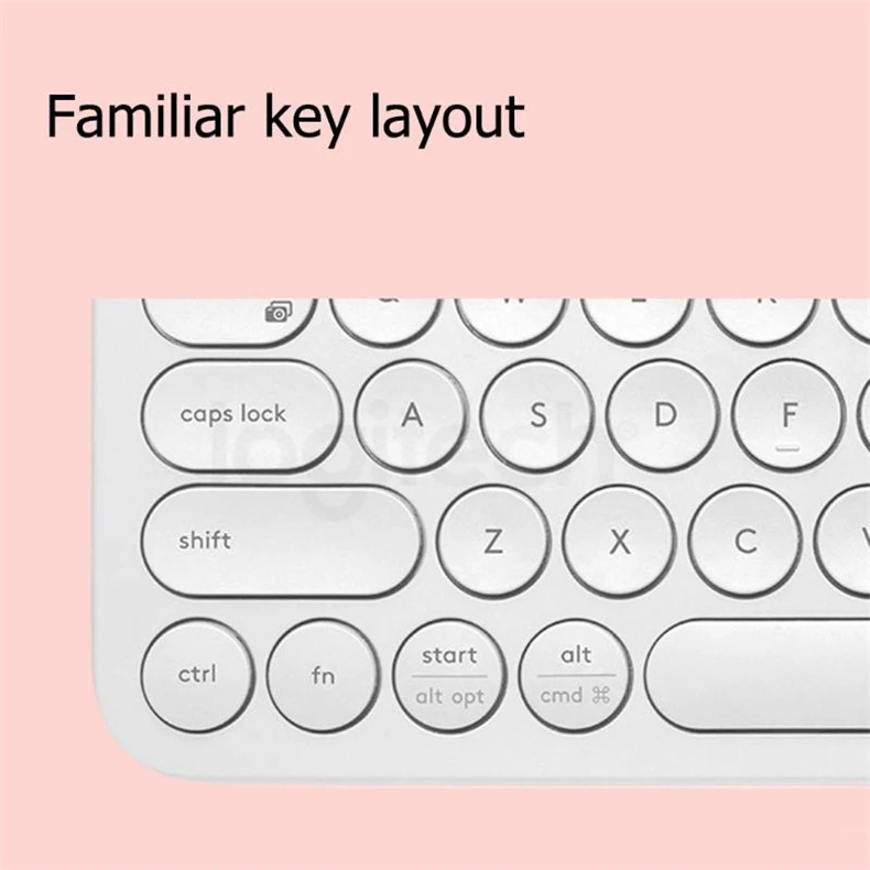 Беспроводная клавиатура logitech K380, Bluetooth, портативная, ультра тонкая, мини, бесшумная, многофункциональная, клавиатура для ПК, ноутбука, планшета, Android, IOS