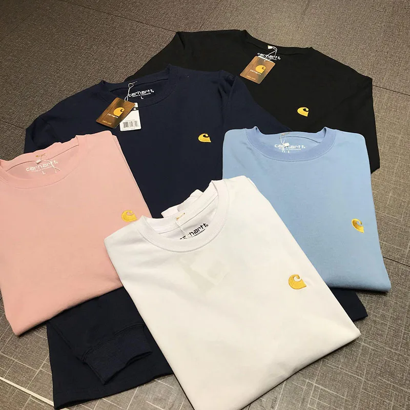 

2021 New Retro Men's Long-Sleeved Solid Color High-Quality Men's High Street Top Harajuku Thin Long-Sleeved T Shirt