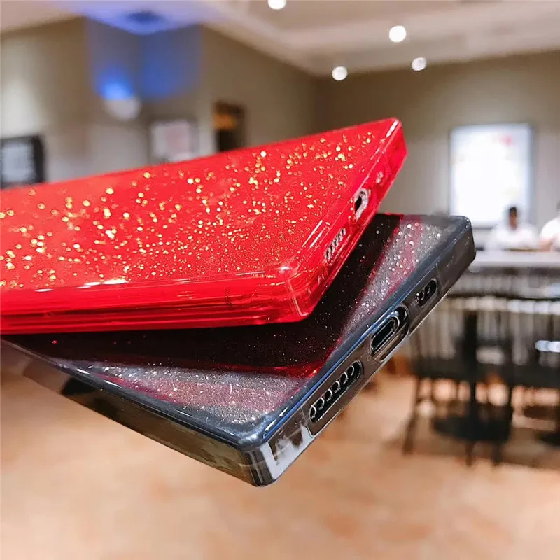 Lovebay квадратный Блестящий блестящий чехол для телефона iPhone 11 Pro X XR XS Max 6 6S 7 8 Plus