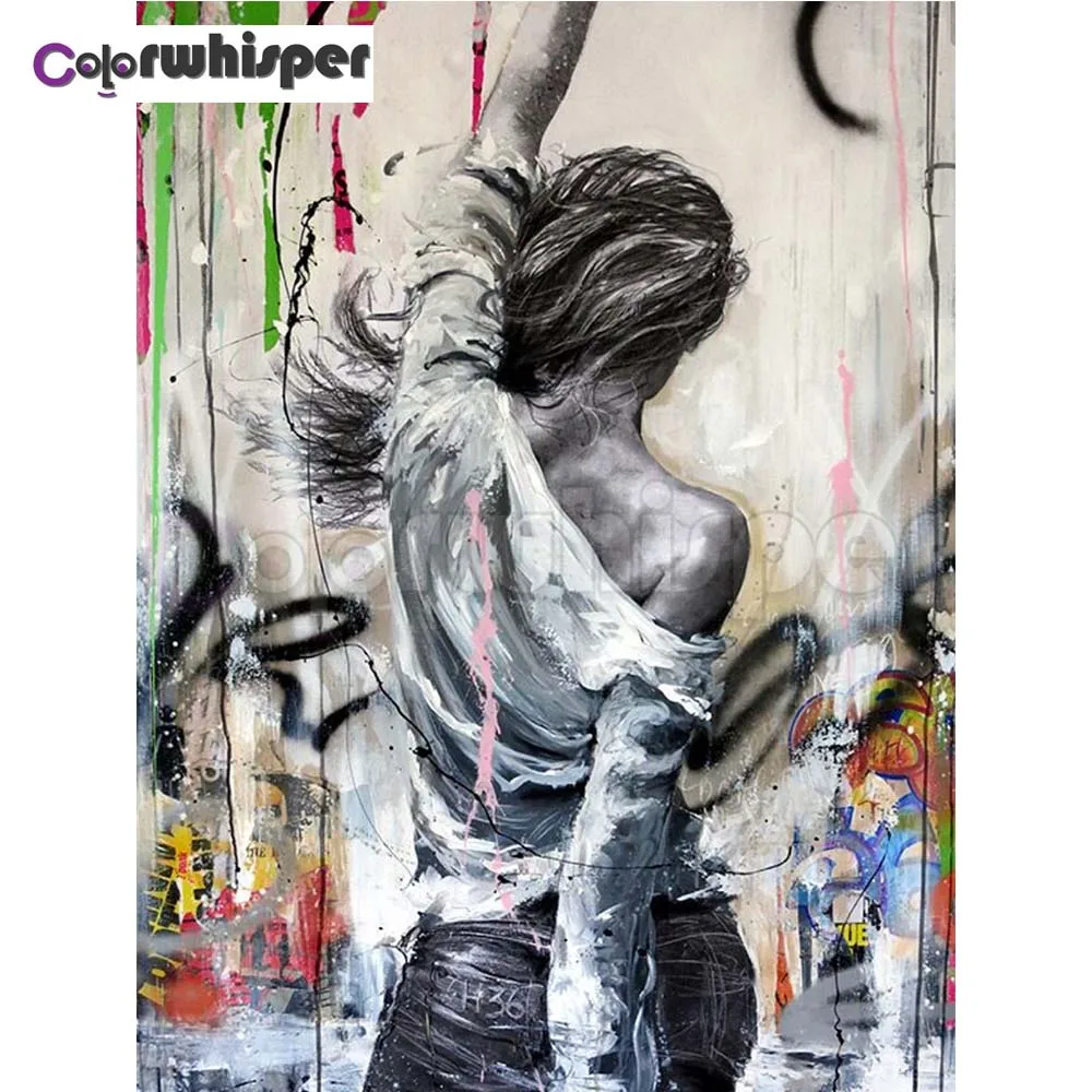 

Diamond Painting Full Square/Round Drill Back View Beauty 5D Daimond Painting Embroidery Cross Stitch Crystal Mosaic Pic Z678