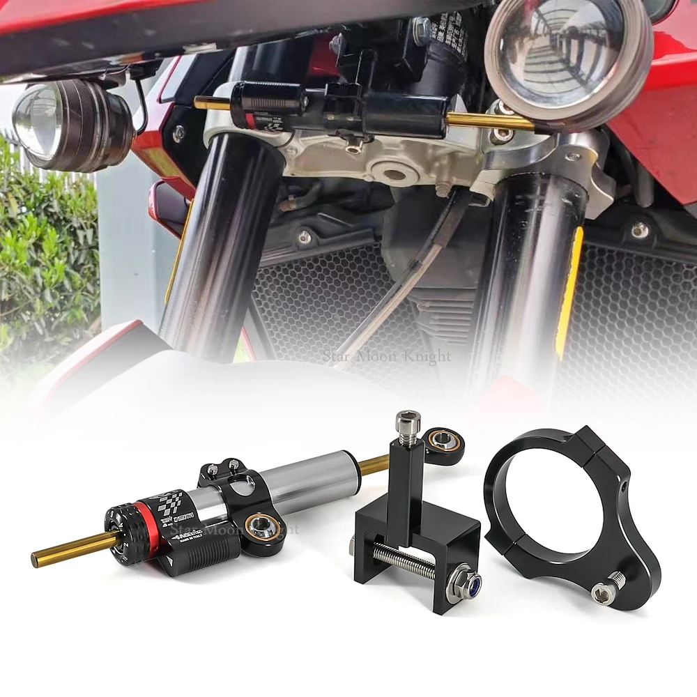 

Fit for TIGER 900 GT RALLY Tiger 850 Motorcycle Accessories Steering Stabilizer Damper Mounting Bracket Kit