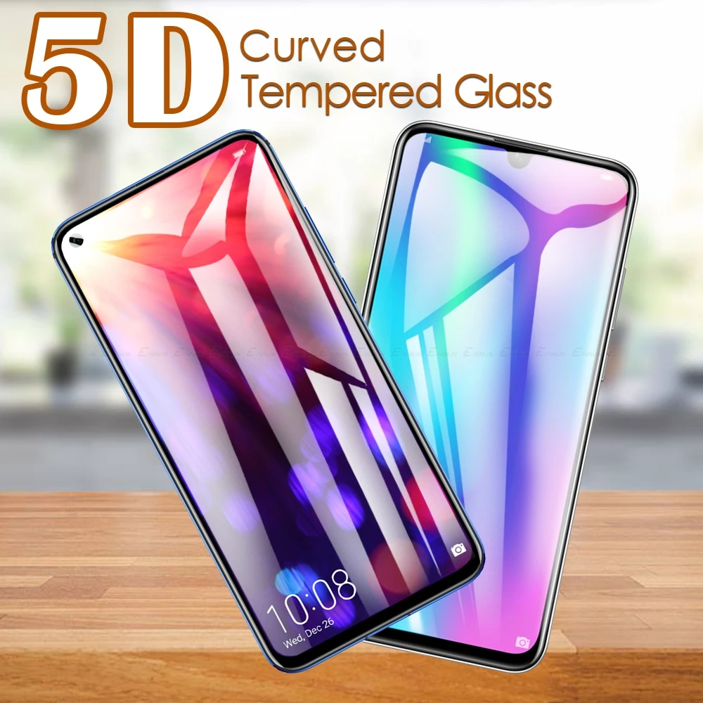 5D изогнутое полное покрытие закаленное стекло для Huawei Nova 7 7i 6 SE 5G 4G 5Z 5T 5 5i Pro 4 4e Lite 3