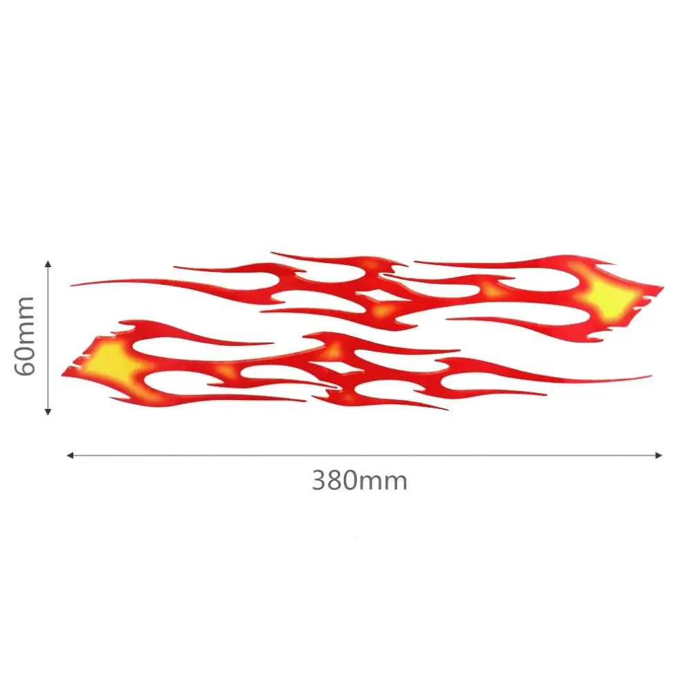 1 пара красные 38x6 см наклейки для автомобиля из ПВХ и с большим цветным тотемом