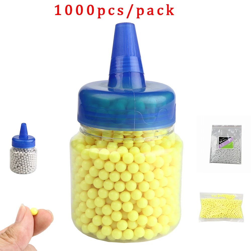 

1000pcs/Lot Airsoft Strikeball BB Balls Paintball Hunting Rifle Strike Tactical Gun Ammo Shooting Bullet Slingshot Ball