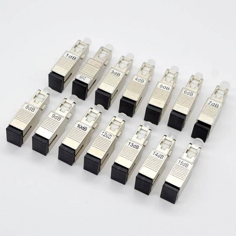 GONGFENG 10 шт. Новый волоконно оптический разъем SC аттенюатор 2 дБ ~ 15 специальная