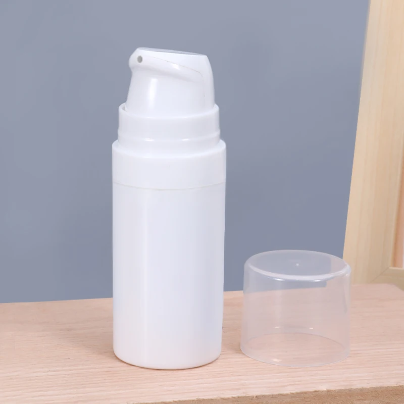 10Pcs Airless Pump Vacuum Toiletries Container 5ml 10ml 15ml Empty Plastic Cosmetic Bottle mini Travel Bottles