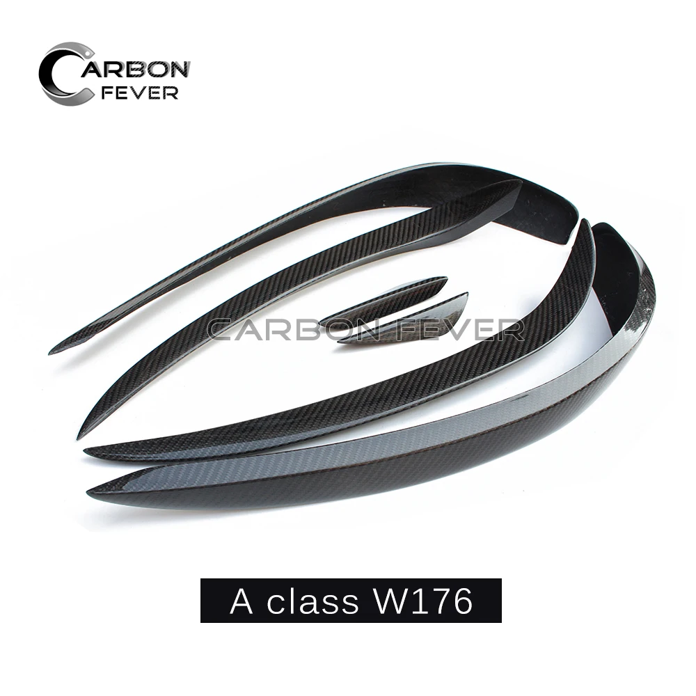 Для переднего бампера W176 Canards Splitter A Class Hatchabck 2012 - 2015 Pre-facelift Sport Edition | Автомобили и