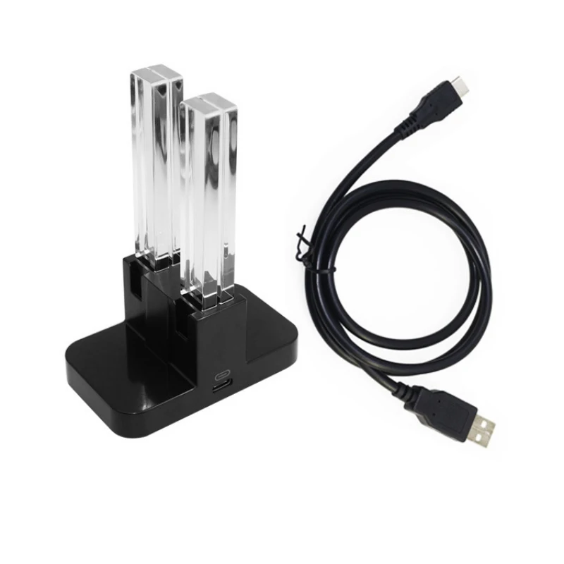 Светодиодный зарядная док станция зарядное устройство для Nintendo Switch 4 Joy Con