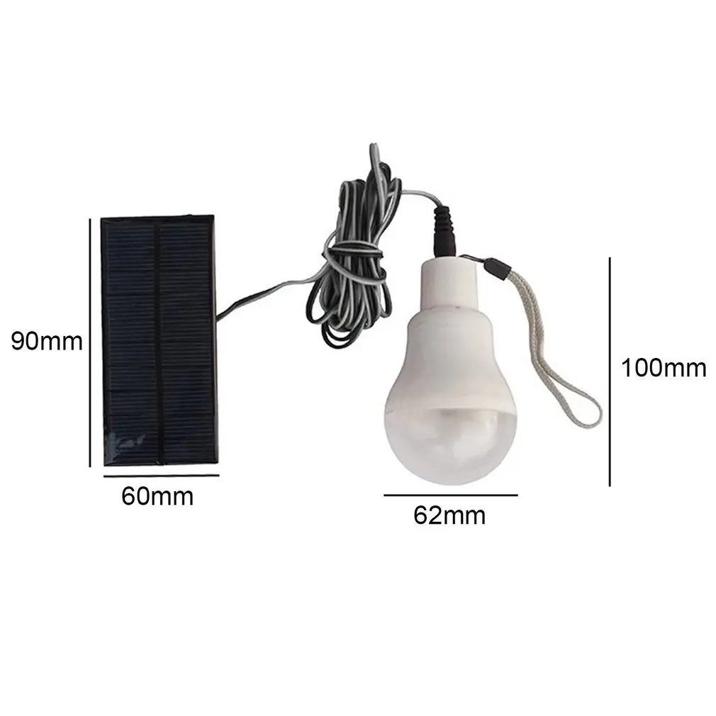 

Mini Portable Solar Power Emergency Bulb Outdoor Camping Travelling Bulb Rechargeable Handheld Bulb Beach Hanging Bulb