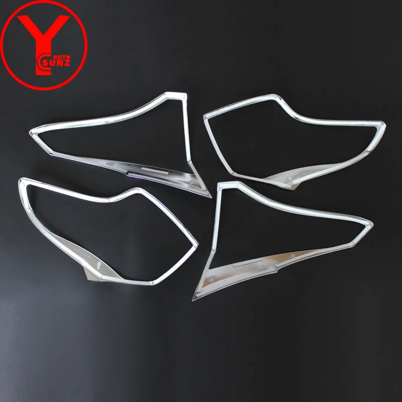 Задний Свет автомобиля СИД Крышка для toyota rav4 2017 аксессуары Хром ABS задний фонарь