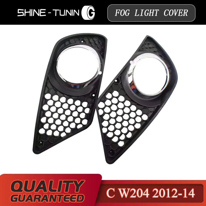 Подходит для крышки противотуманных фар рама решетка w204 крышка противотуманной