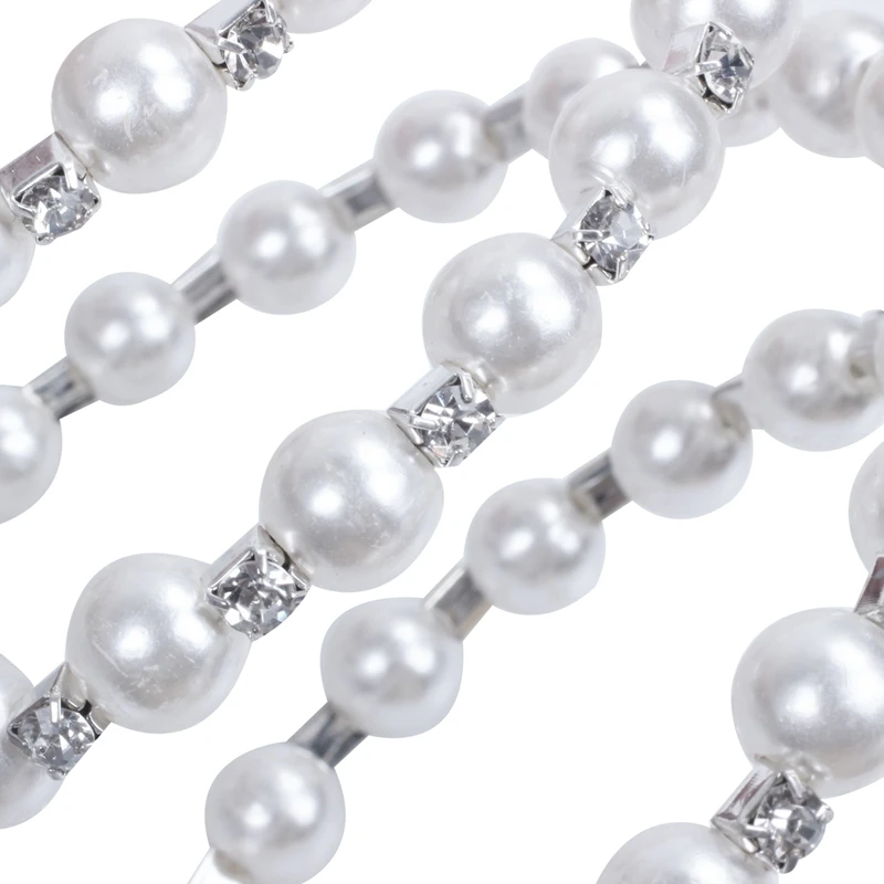 Пять рядов стразы из бисера Свадебные аксессуары кристалл браслет Fete Алмаз Bling Mary