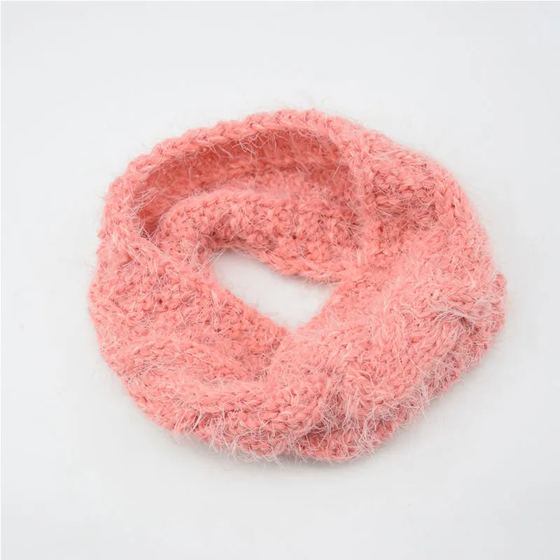 Женская вязаная повязка на голову из мягкой шерсти с перекрещивающимися