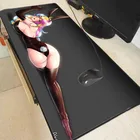 Игровой коврик для мыши, большой коврик для мыши в стиле аниме с сексуальной девушкой, размер XXL, разные размеры, резиновый ПК, компьютерная клавиатура, Настольный коврик для CS