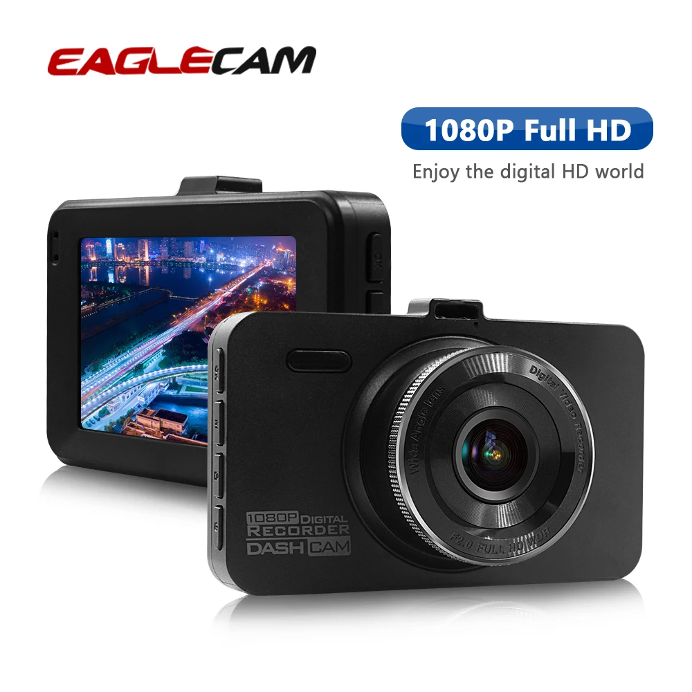 Super Mini Автомобильный видеорегистратор FHD 1080P с 3 дюймовым ЖК экраном Автомобильные