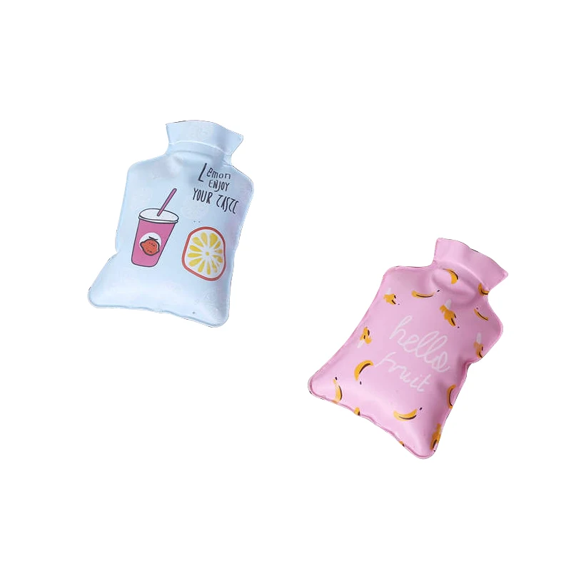 Мини мультяшная сумка для горячей воды контейнер бутылок ПВХ заполненный водой