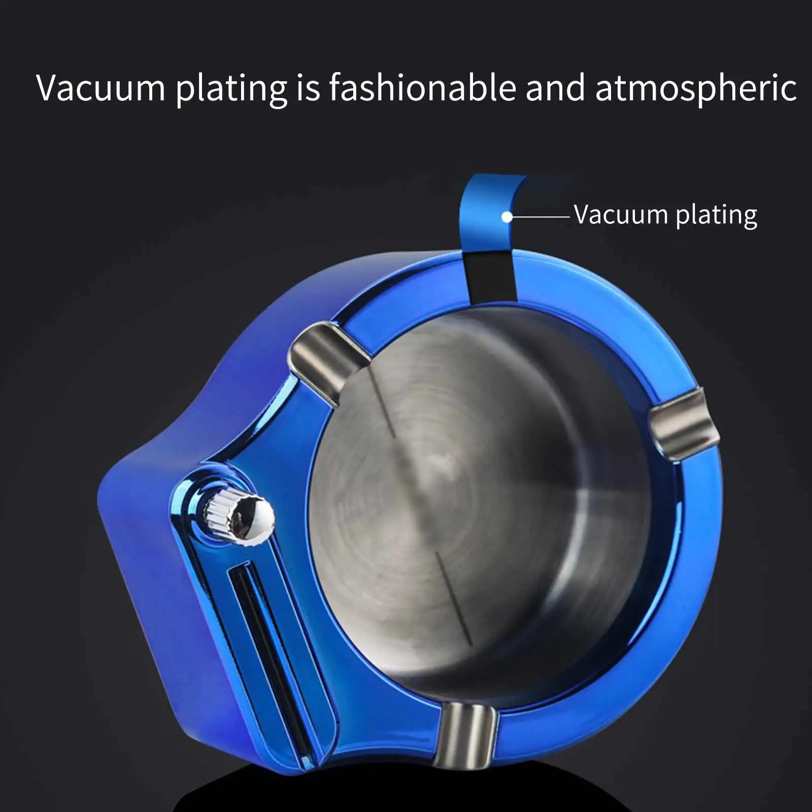 

Круглая пепельница из нержавеющей стали, чехол для сигарет