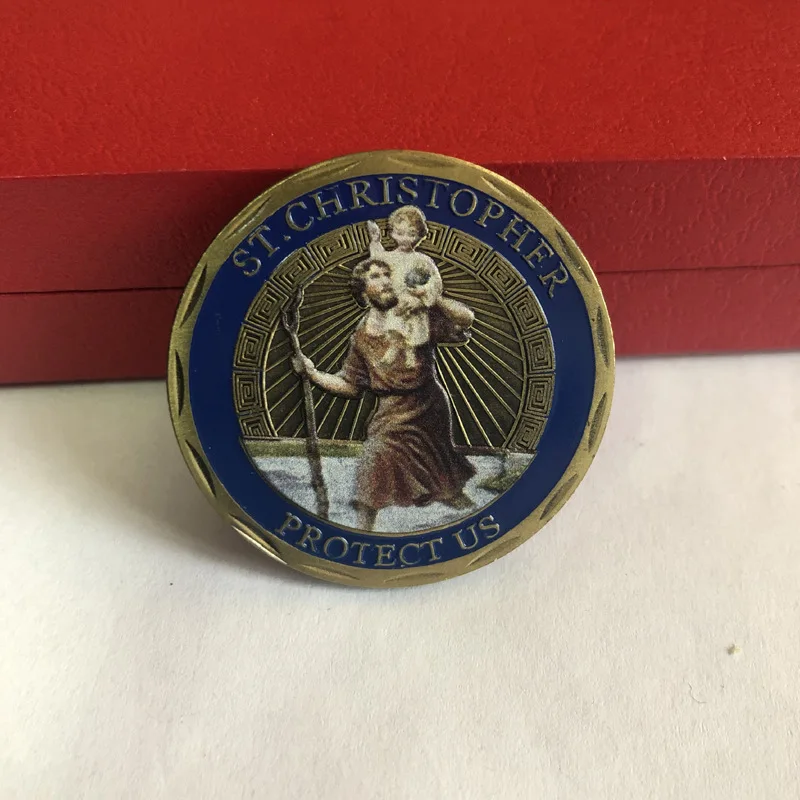 

Metal commemorative coins 3D color printing paint commemorative medals European and American metal crafts collection gifts