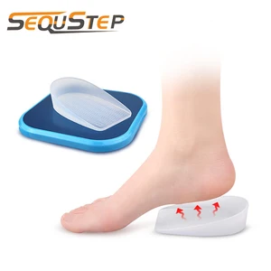 Силиконовая Гелевая вставка для пятки, стельки для пятки, для снятия боли в пятке, противоскользящая Накладка для обуви
