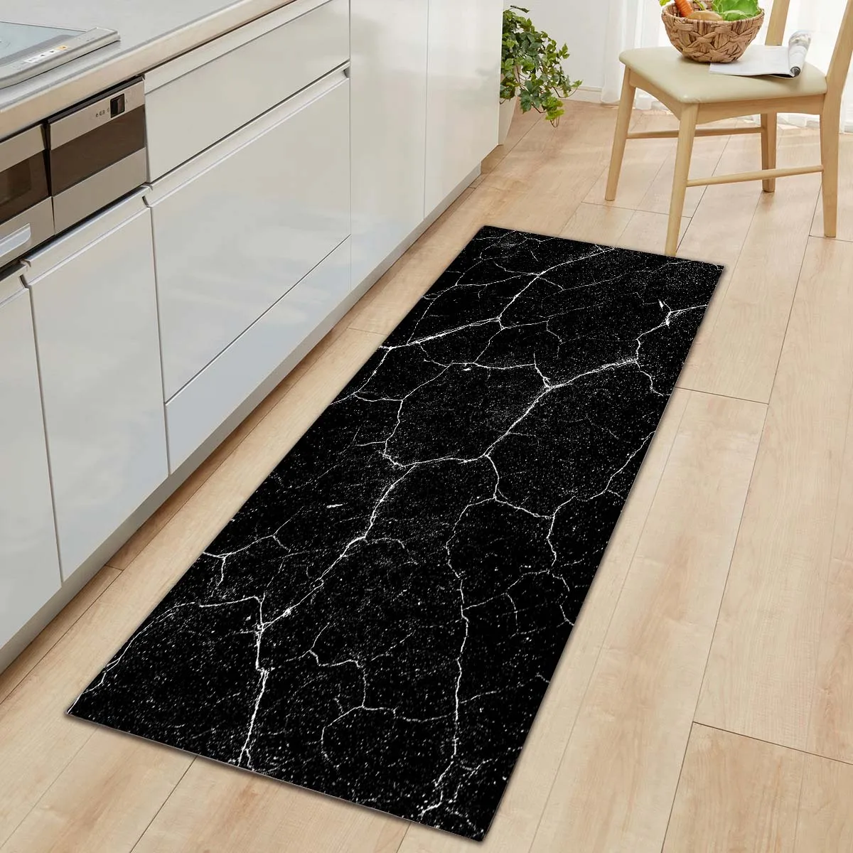 marble pattern kitchen mat carpet flannel entrance door mat soft non slip doormats for living room bedroom kitchen bathroom free global shipping