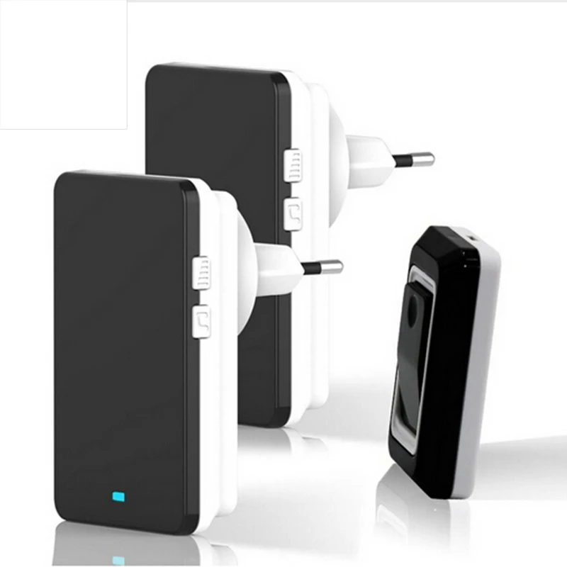 

Saful Wireless Doorbell 28 Ringtons Mini Waterpoof Doorbell Chime Operating at 1000 Feet 3 Volume Levels & LED Flash