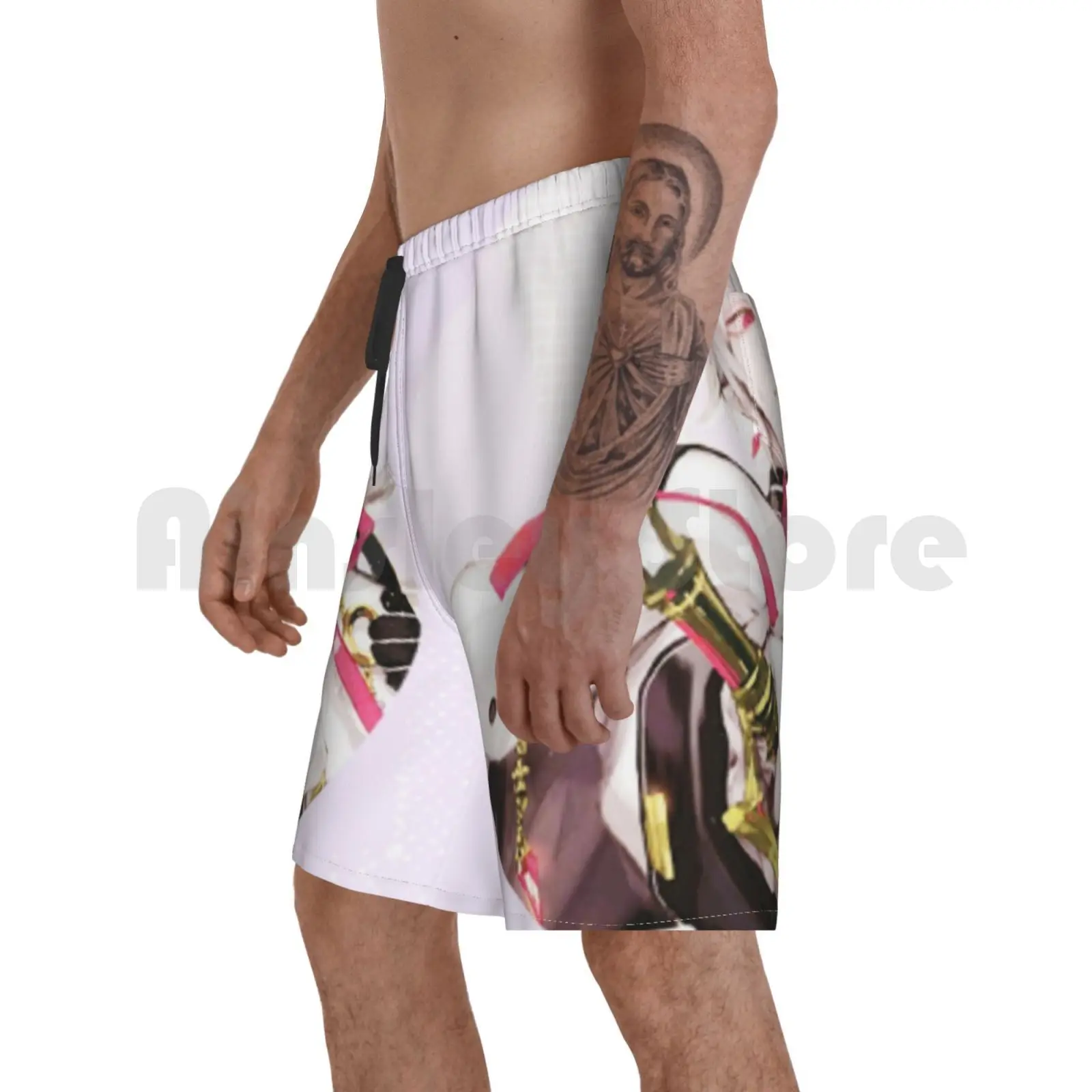 

Пляжные шорты Owari No Seraph Anime Japanese Kawaii Pink Blue Pastel Манга