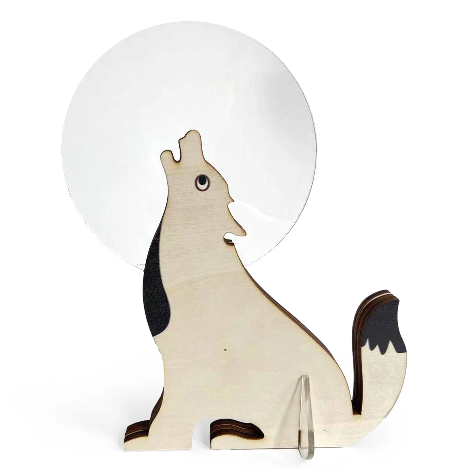 Вой Волка для КИТ декоративный светильник из дерева на день матери украшения