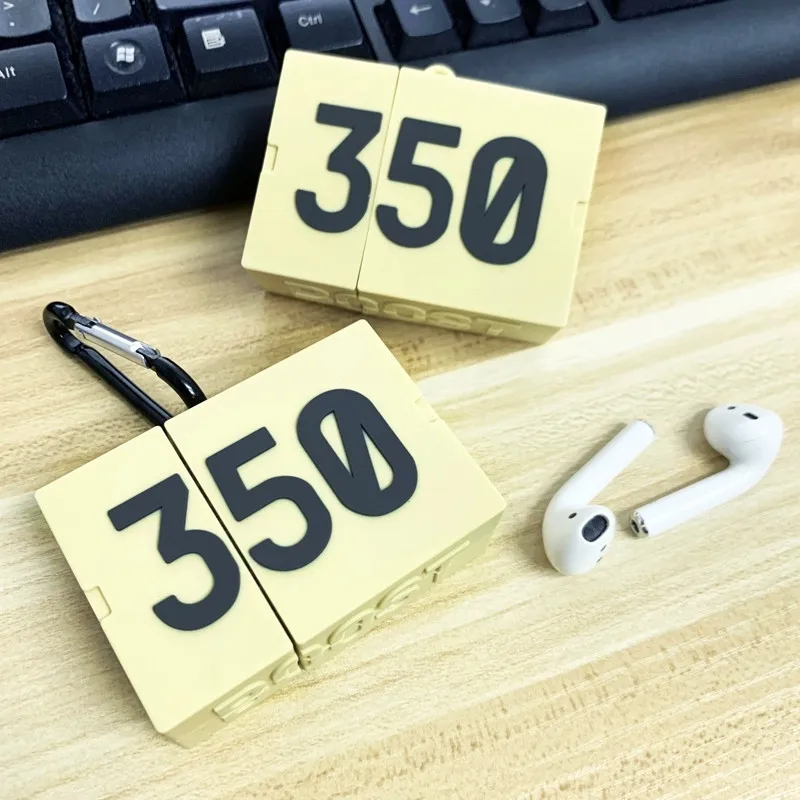 Чехол для Apple Airpods 1 2 чехол 350 BOOST обуви силиконовый защитный наушников |