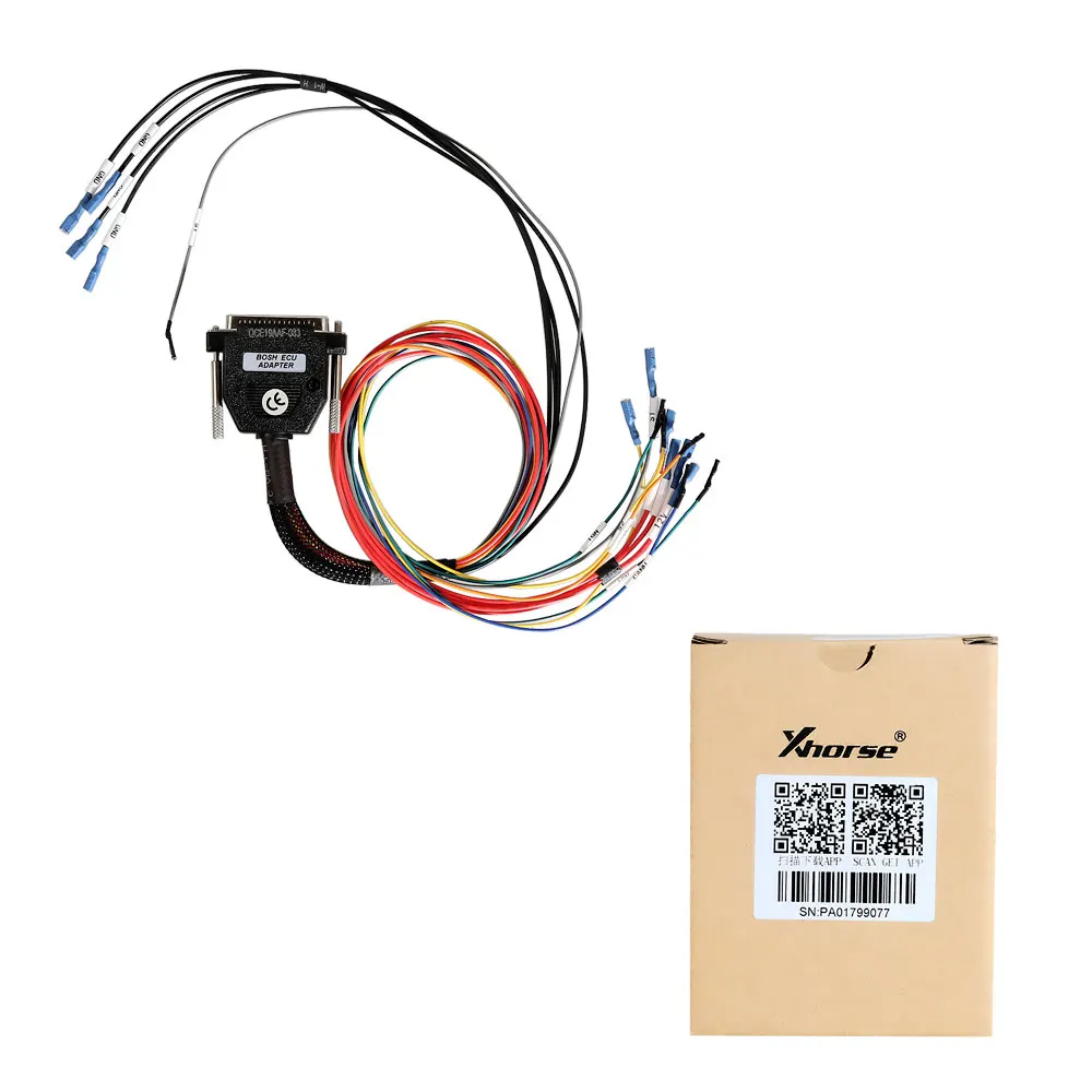 Оригинальный V4.9.5 Xhorse VVDI Prog программатор с адаптером блока управления Bosch чтение