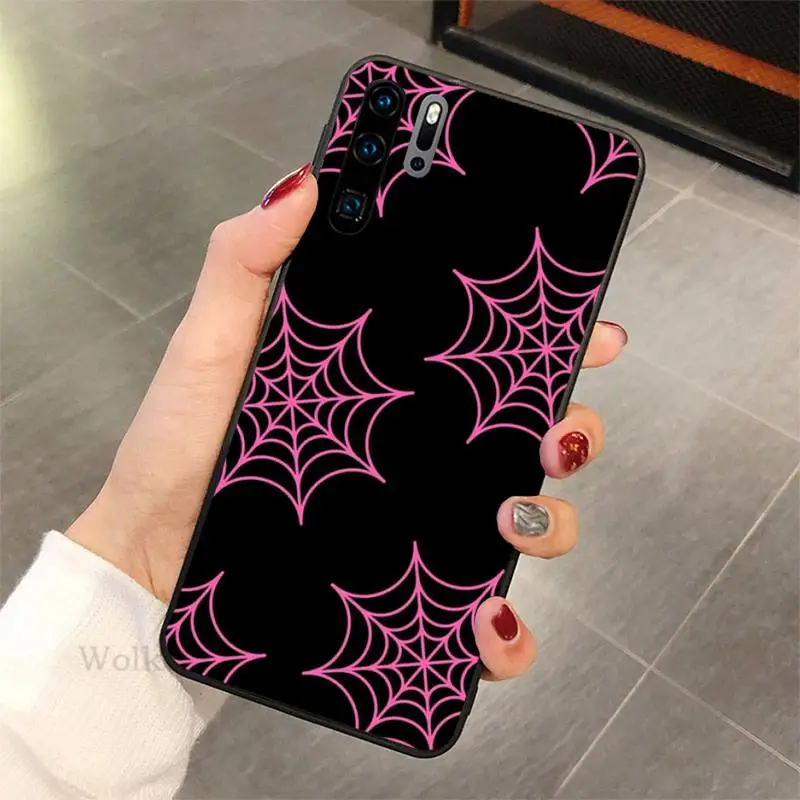 

Cool Spider web Phone Case for honor 7A 8x 8s 9 10i 20s V30 PLAY lite pro nax fundas cover