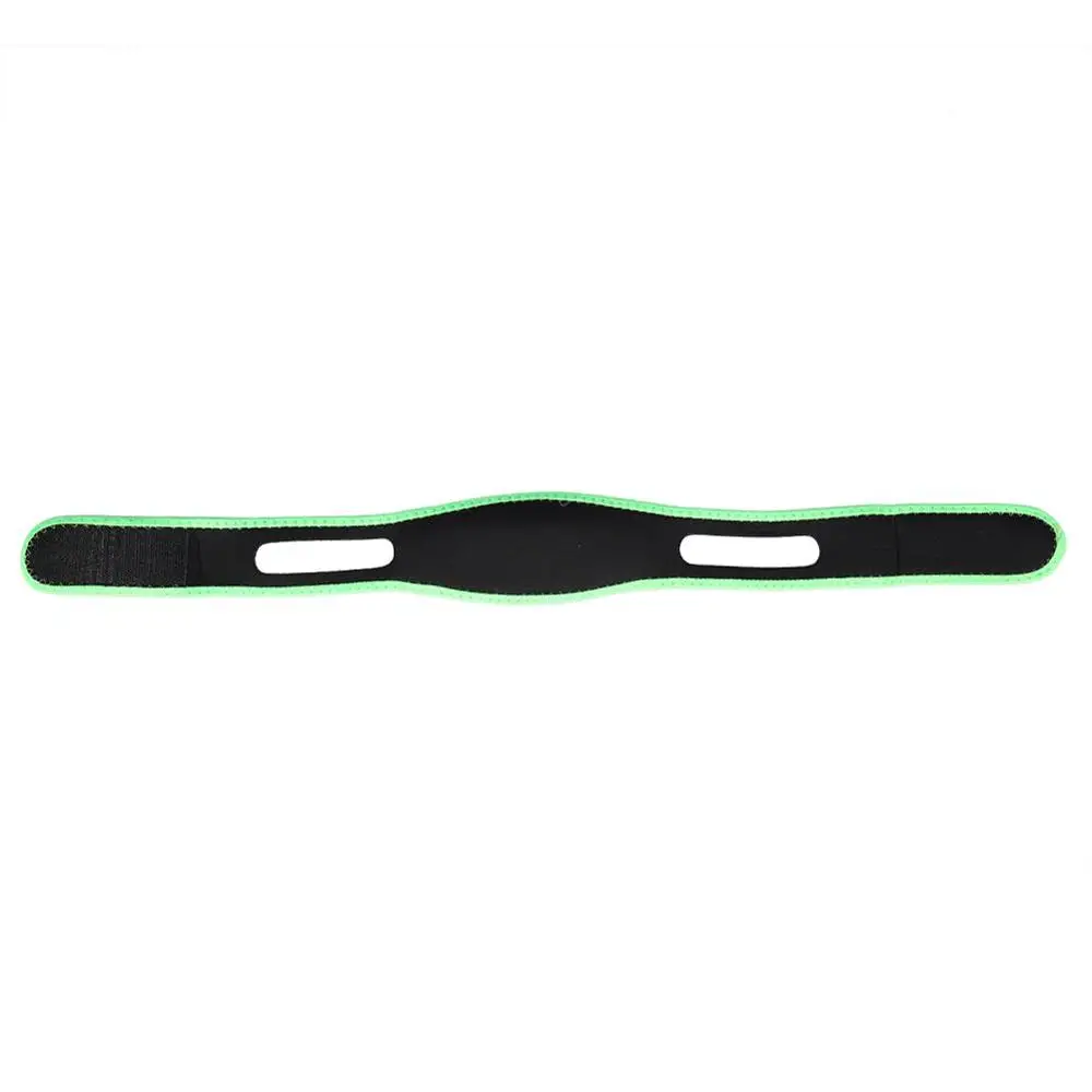 Green Anti snore ремешок для подбородка ремень нежный уход за кожей лица Лифт 7 цветов подбородник ремни тонкий массажер сна предотвращения храпа повязка Поддержка - Цвет: Green