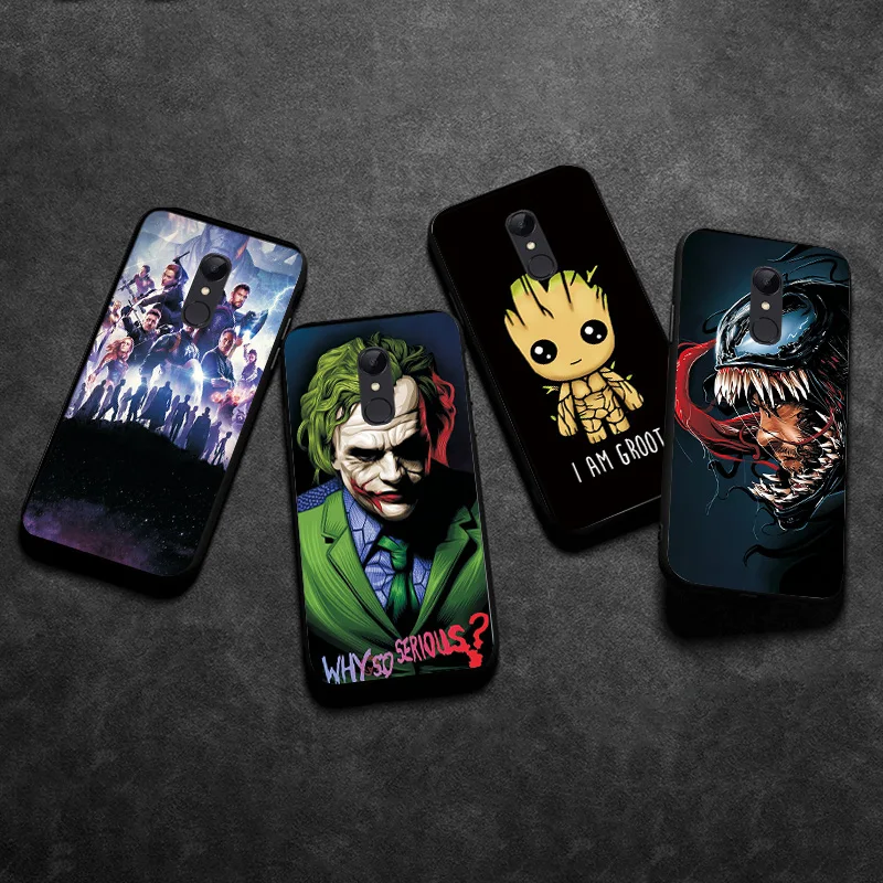 Для huawei Honor 6X чехол s Marvel Heroes чехол для телефона Honor 6C 6X 7X 8X 9X Pro Чехол Мягкий Черный ТПУ чехол для huawei Honor 6X