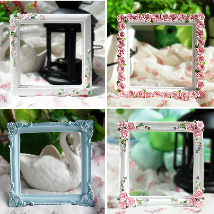 

European-style creative frame resin 3D Modern Wall Switch Decorative European Home Decoration Stickers