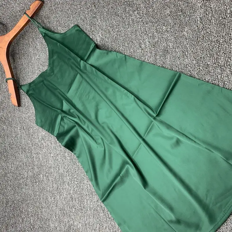 Женская атласная майка длинное атласное платье короткий топ кружевной белый