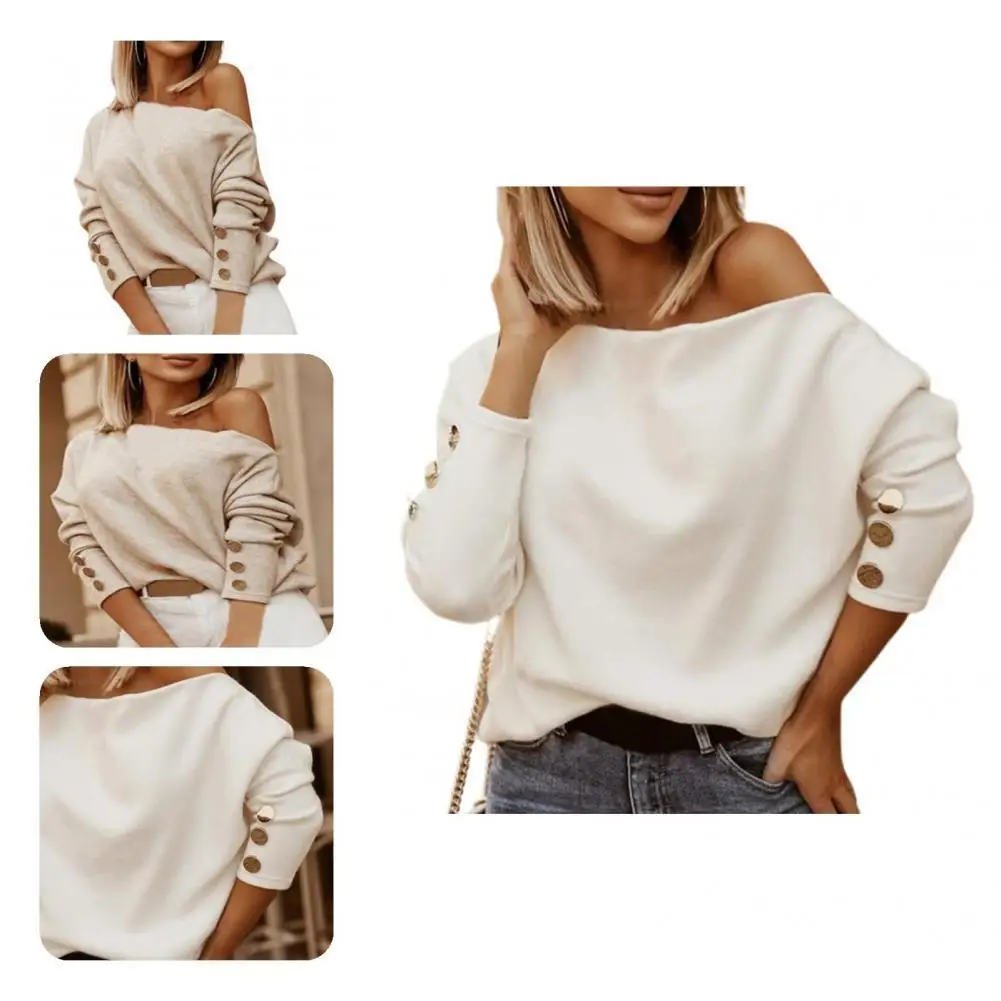 

Women Tops Modern Fine Workmanship Women Tops Casual Non-shrink Women Shirt