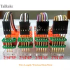 Испытательный Стенд зажим для печатной платы приспособление зонд скачать Программирование запись 2,54 2,0 1,27 Однорядный двухрядный с 30 см проводом