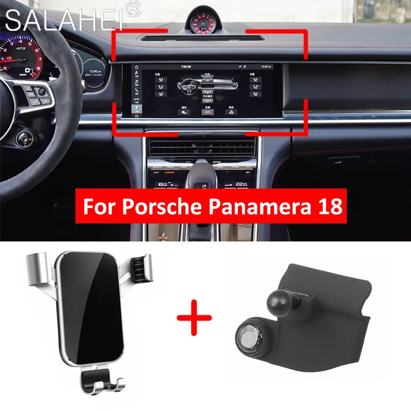 

Air Vent Clip Mount Car Phone Holder For Porsche Panamera 971 2017-2020 Bracket accessories for mobile phones car navigator