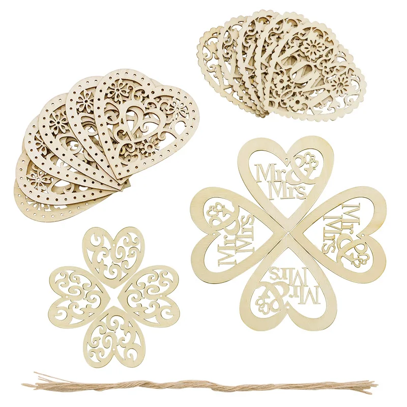 10 шт./компл. деревянное украшение сделай сам|Украшения своими руками для