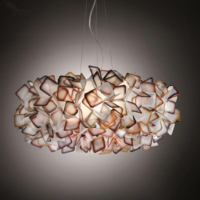 

Современный блеск акриловый цветок светодиодные люстры светильник ing Обеденная Led подвесная люстра светильник s Спальня подвесной светильн...