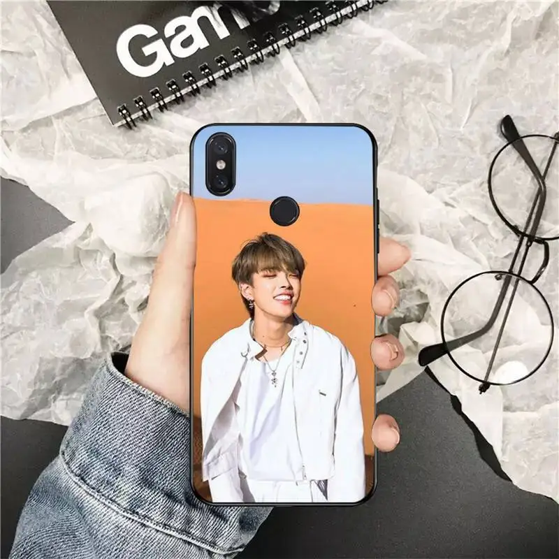 Силиконовый черный чехол FHNBLJ ATEEZ HongJoong SeongHWA для телефона Xiaomi Redmi 5 5Plus 6 6A 4X 7 7A 8 8A 9 Note