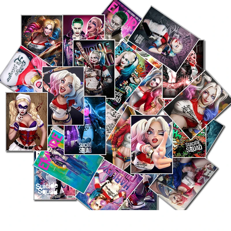 25 шт. отряд самоубийц Харли Квинн Джокер водонепроницаемый ПВХ стикер s для