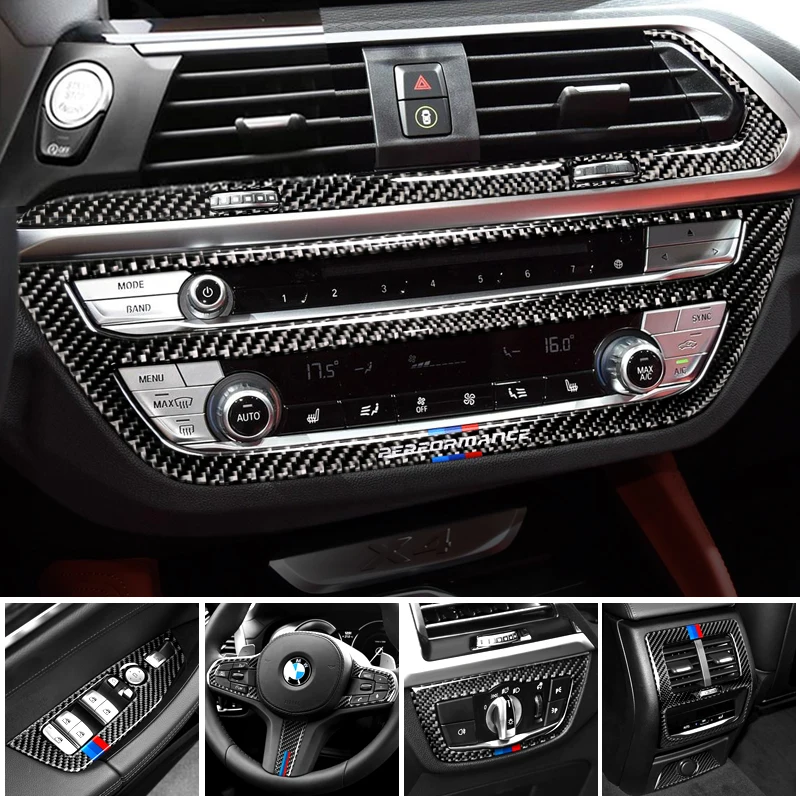 Автомобильное украшение интерьера литье M производительность углеродное