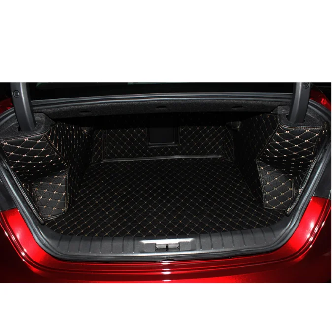 3D Leather Car Trunk Mat Catgo Liner for Nissan Maxima 2015 2016 2017 2018 2019 A36 Rug Carpet Interior Accessories