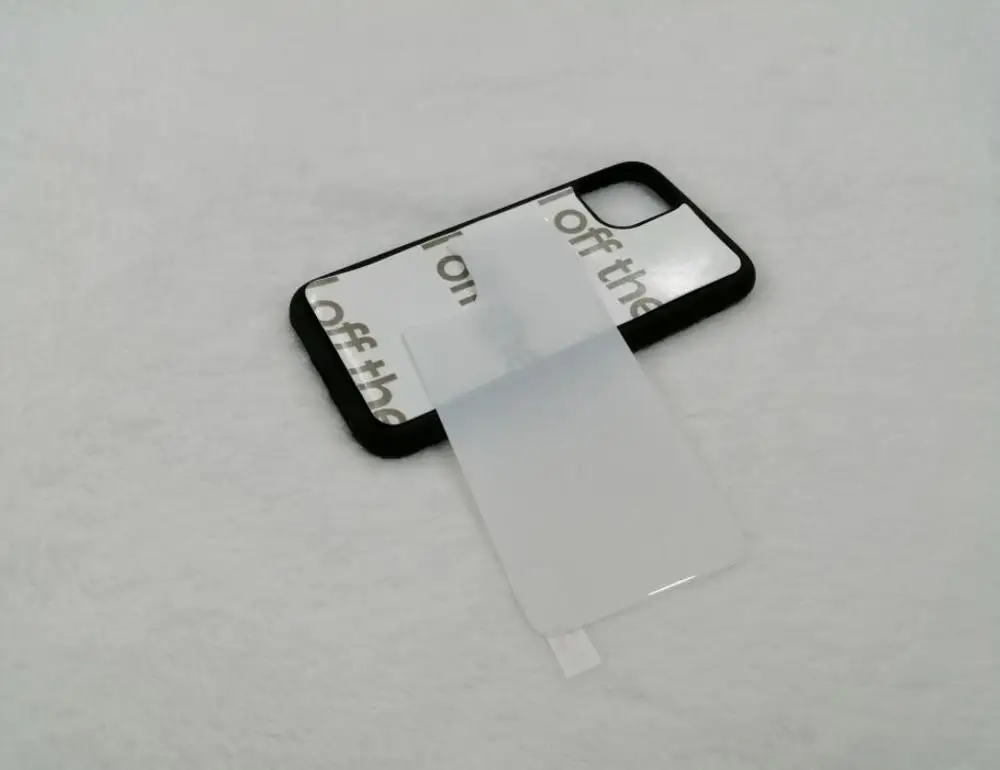 Чехол из закаленного стекла с сублимационной печатью DIY клейкой лентой для 11 PRO XS