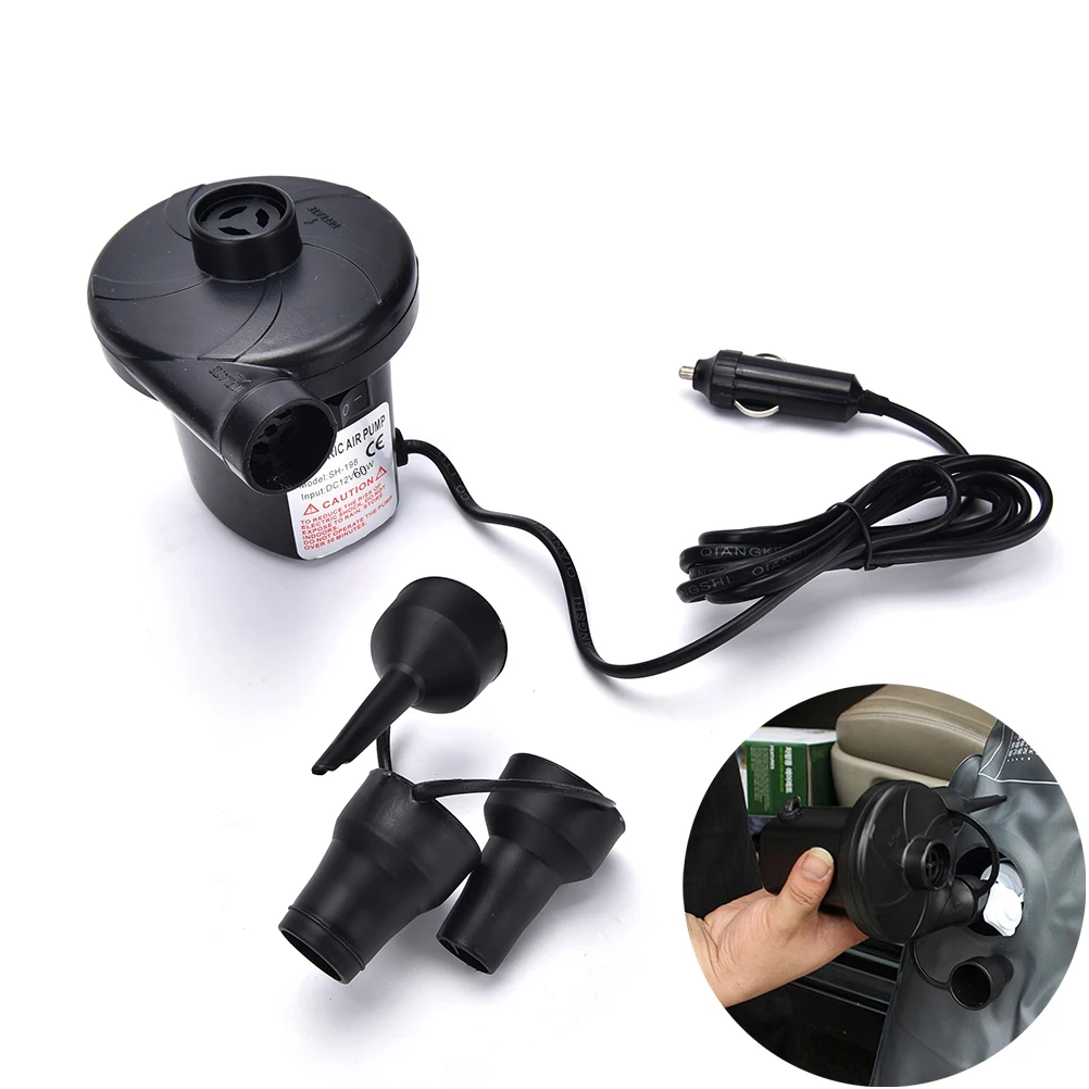 JETTING Новый 12 В Авто DC Электрический воздушный насос для шин автомобильный + 3