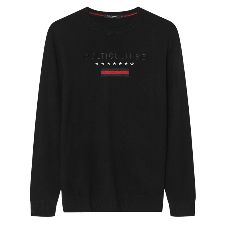 LKSD осенне-зимний модный мужской свитер Повседневный шерстяной плотный