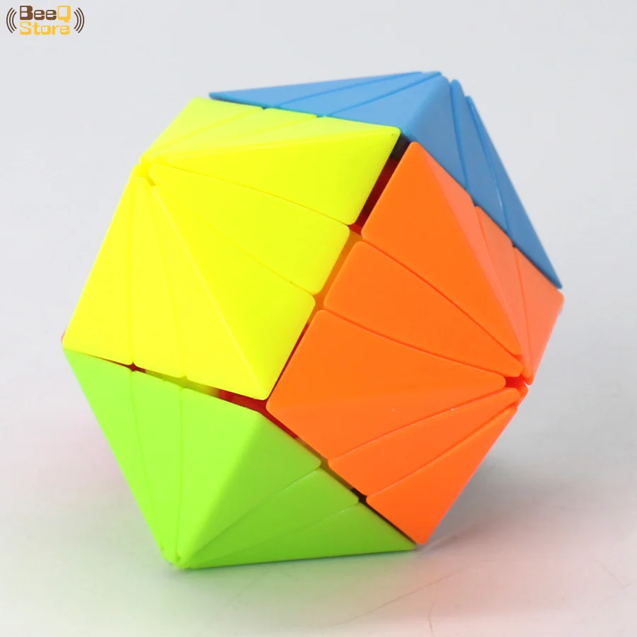 Магический куб с глазами без наклеек строительный головоломка 3x3 необычная форма