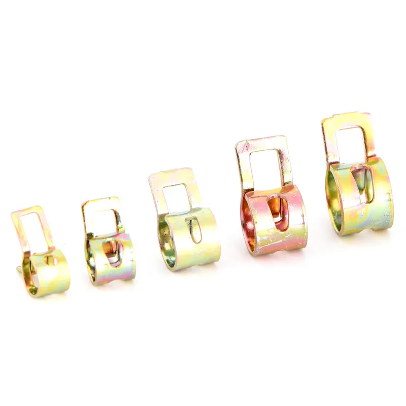 50pcs/lot Spring Clip Inner Diameter Car Hose Oil Tube Clamp Fastener Multi Style 7mm | Автомобили и мотоциклы
