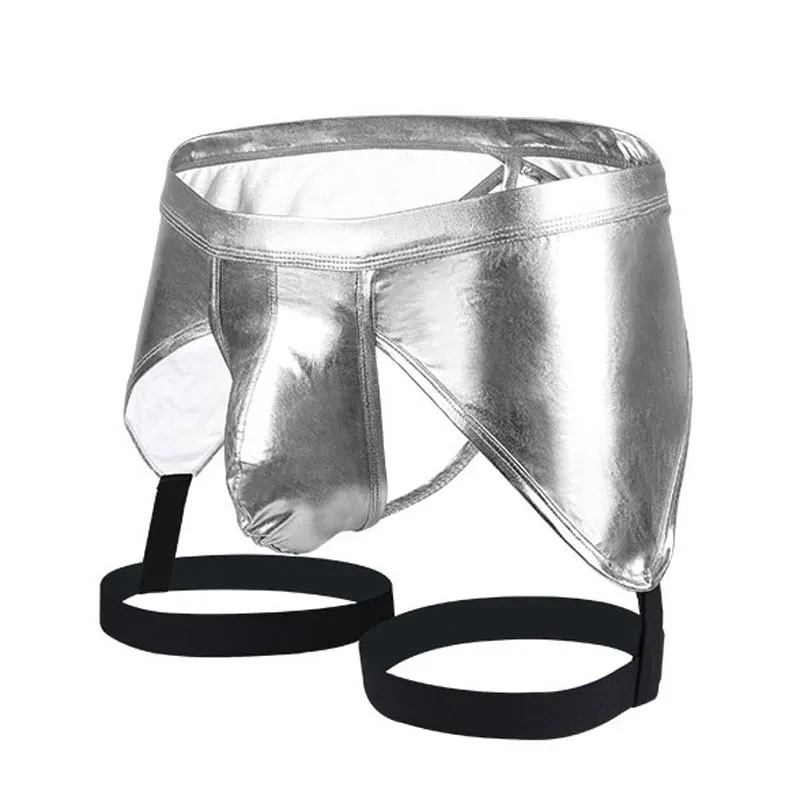 Сексуальная открытая промежность бандаж U выпуклая сумка стринги для мужчин