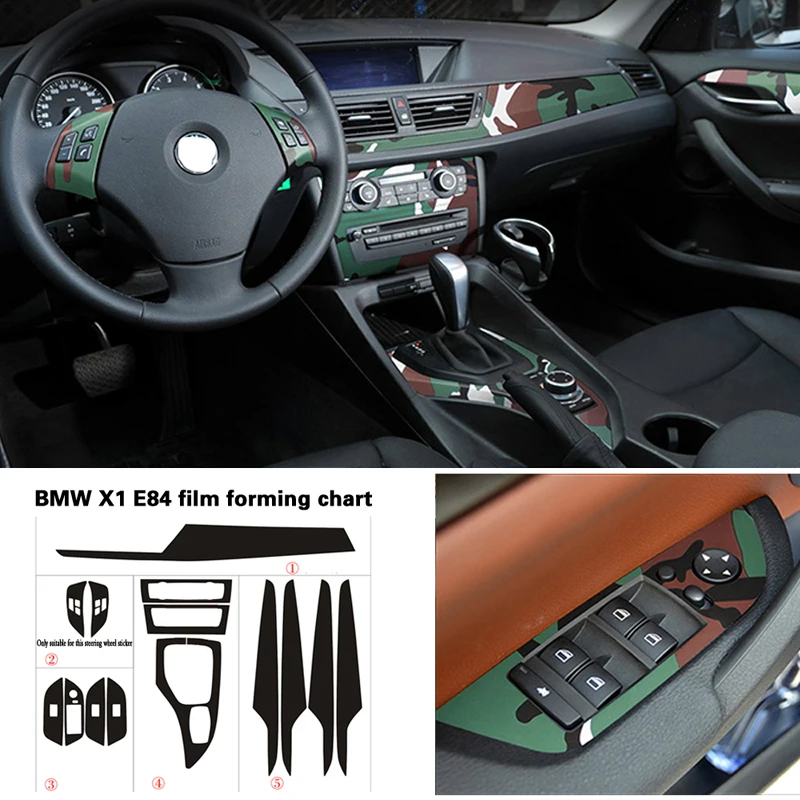 Для BMW X1 E84 2010 2016 интерьерная Центральная панель управления дверная ручка 3D/5D